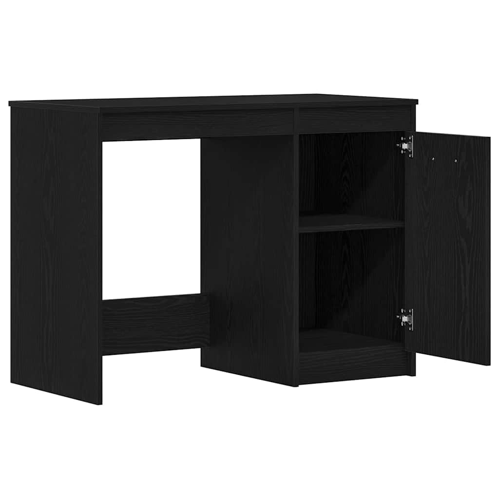 Stol s pohranom Crni hrast 100 x 50 x 76 cm Konstruirano drvo