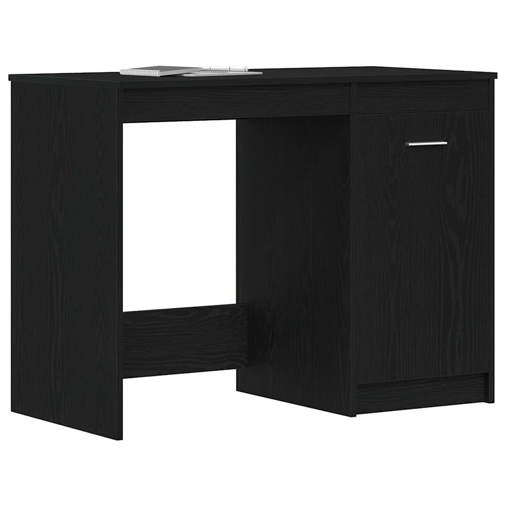 Stol s pohranom Crni hrast 100 x 50 x 76 cm Konstruirano drvo