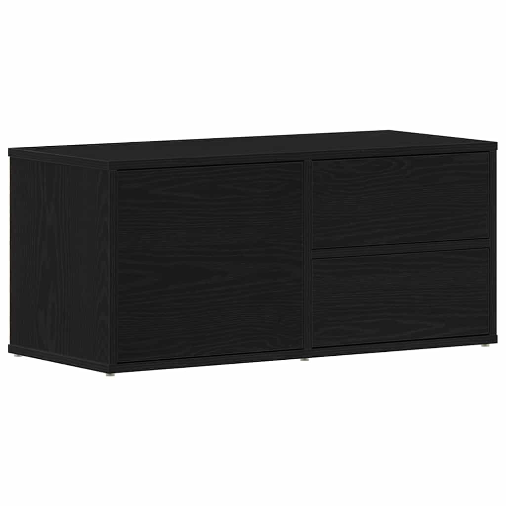 TV ormar Crni hrast 80 x 34 x 36 cm Konstruirano drvo