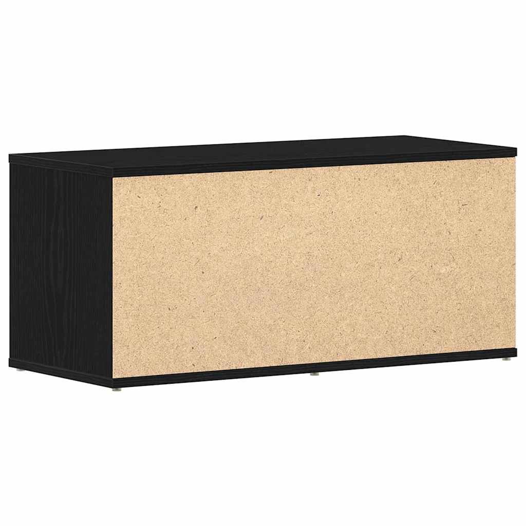 TV ormar Crni hrast 80 x 34 x 36 cm Konstruirano drvo