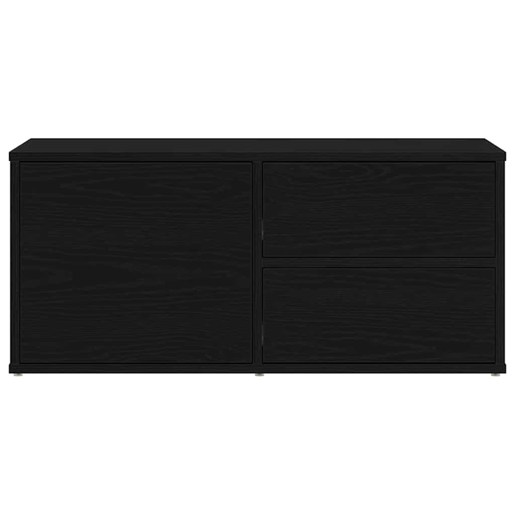 TV ormar Crni hrast 80 x 34 x 36 cm Konstruirano drvo