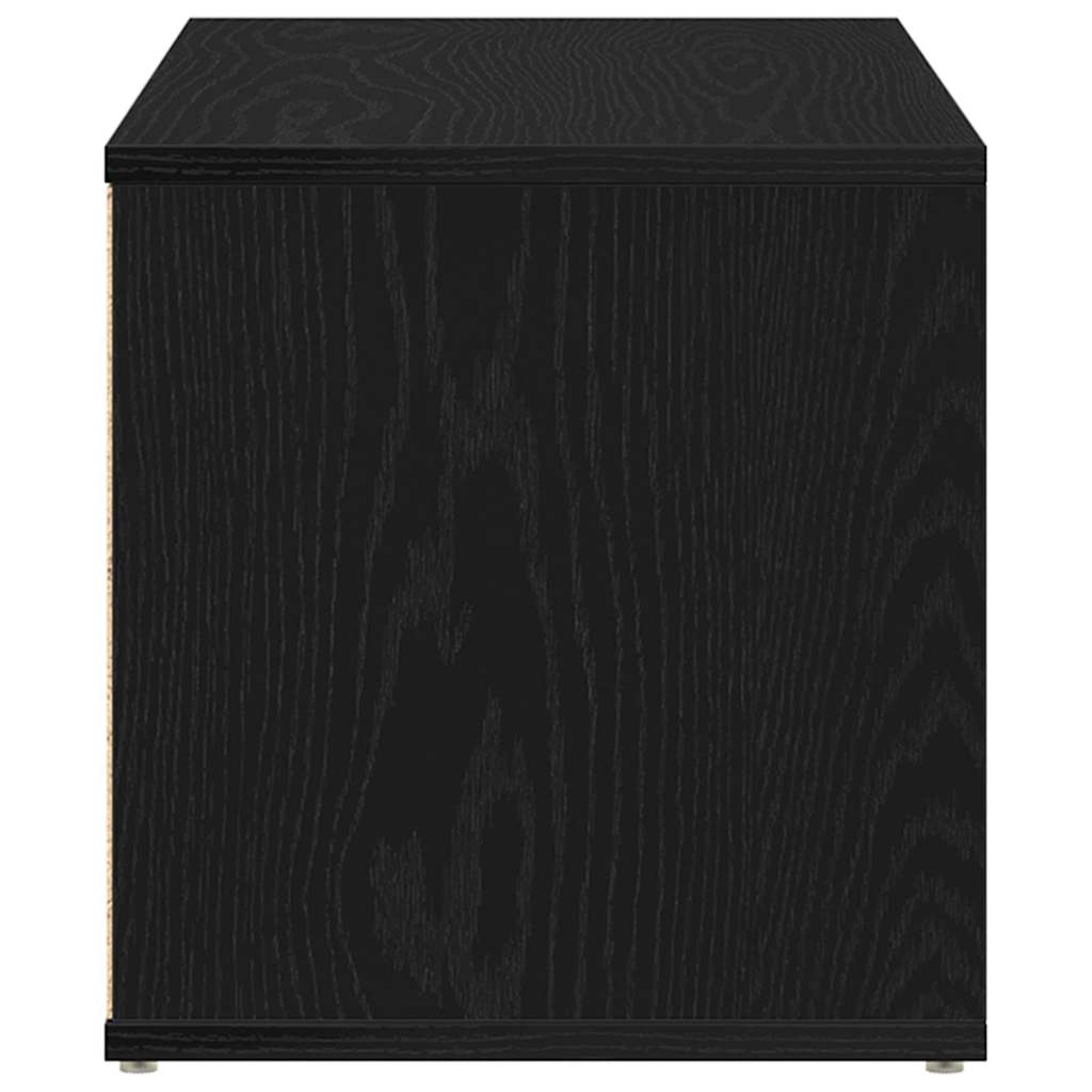 TV ormar Crni hrast 80 x 34 x 36 cm Konstruirano drvo