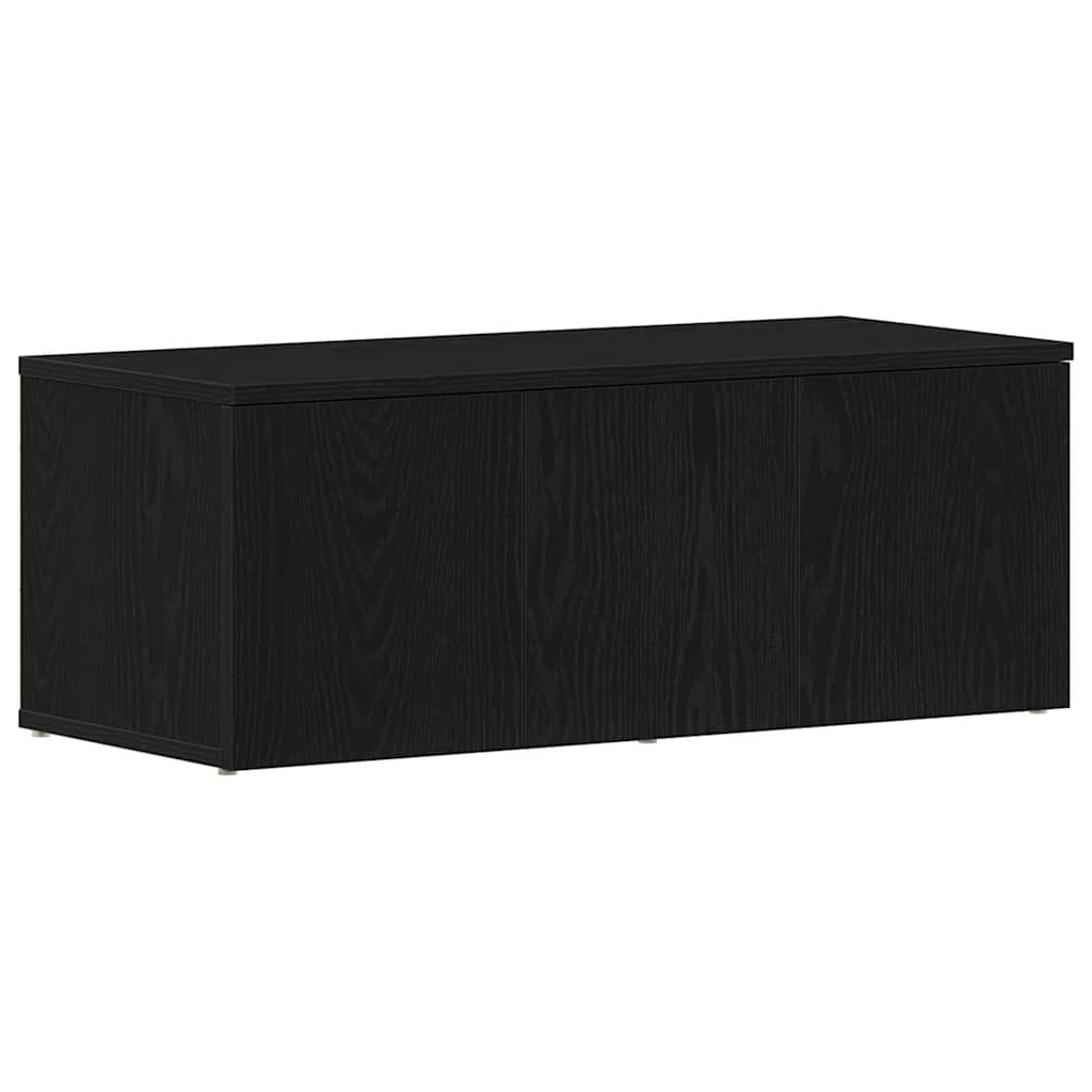TV ormar s ladicama Crni hrast 80x34x30 cm Konstruirano drvo