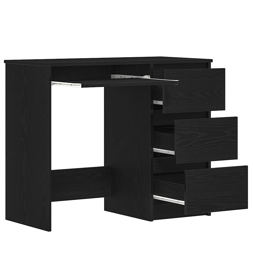 Stol crni hrast 90x45x76 cm konstruirano drvo