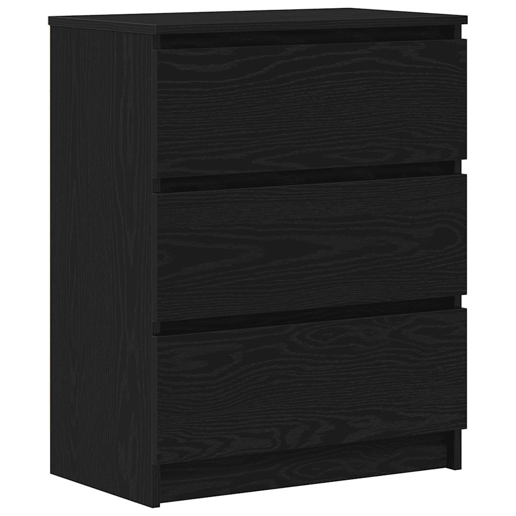 Komoda crni hrast 60x35x76 cm Inženirsko drvo