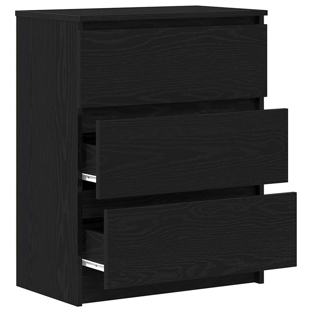 Komoda crni hrast 60x35x76 cm Inženirsko drvo