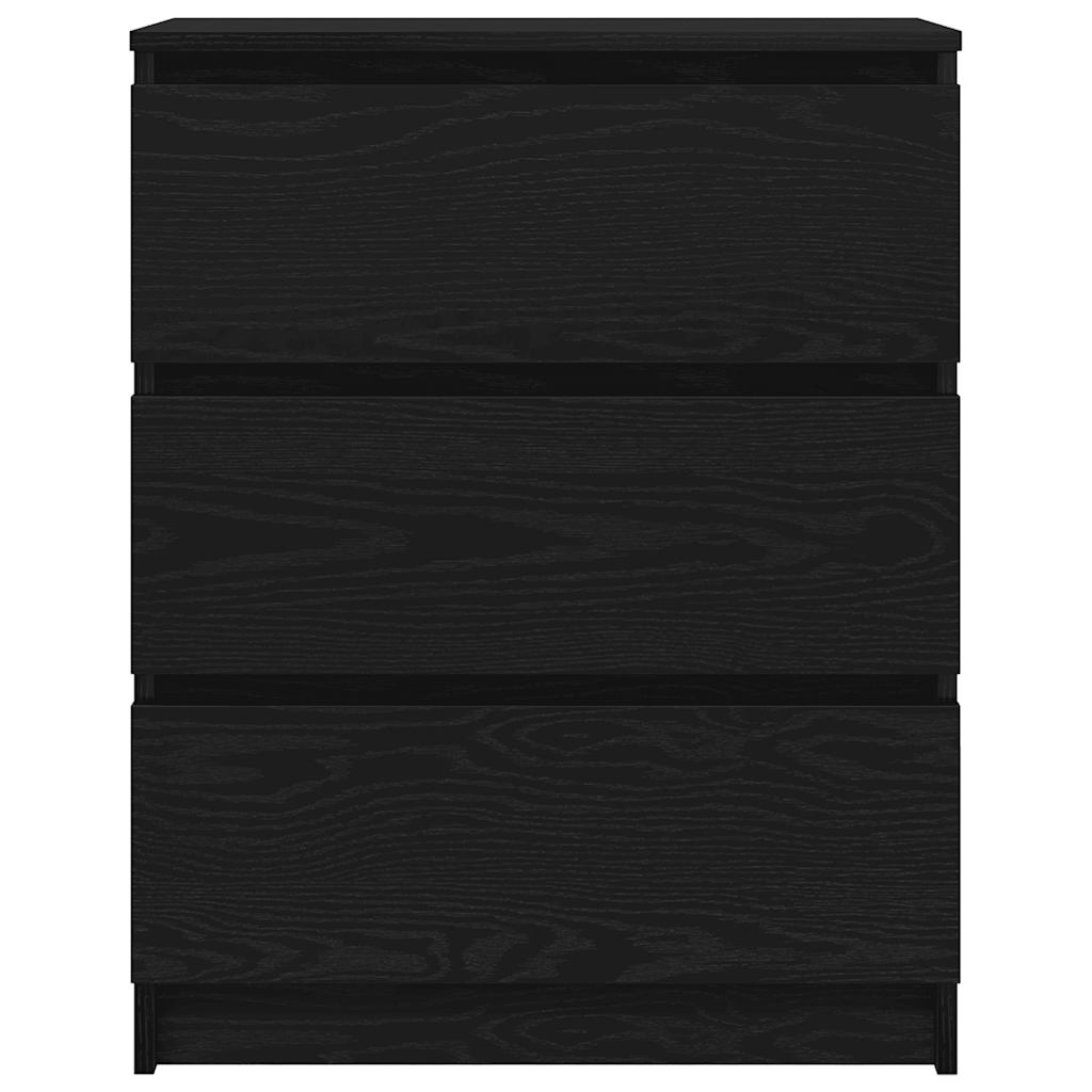 Komoda crni hrast 60x35x76 cm Inženirsko drvo