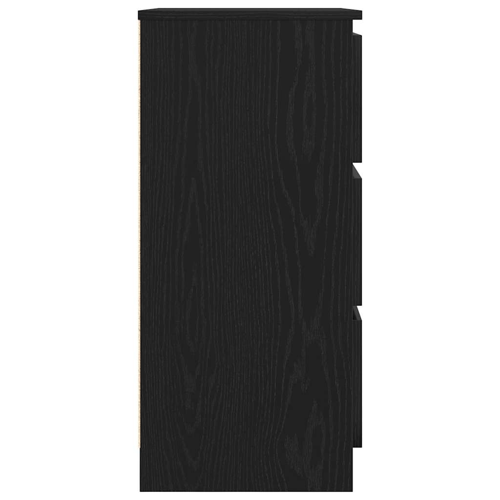Komoda crni hrast 60x35x76 cm Inženirsko drvo