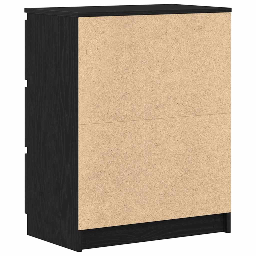 Komoda crni hrast 60x35x76 cm Inženirsko drvo