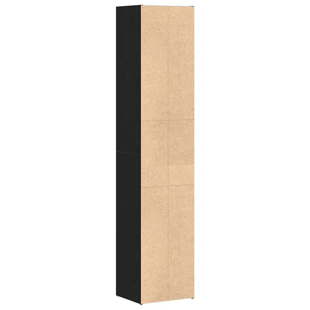 Ormarić za knjige Crni hrast 36 x 30 x 171 cm Konstruirano drvo