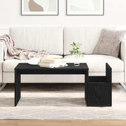 Kava Stol Crni hrast 90 x 45 x 35 cm Konstruirano drvo