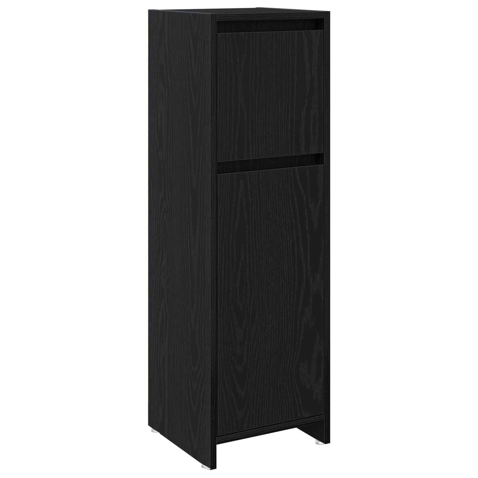 Kupaonski ormar Crni hrast 30 x 30 x 95 cm Konstruirano drvo