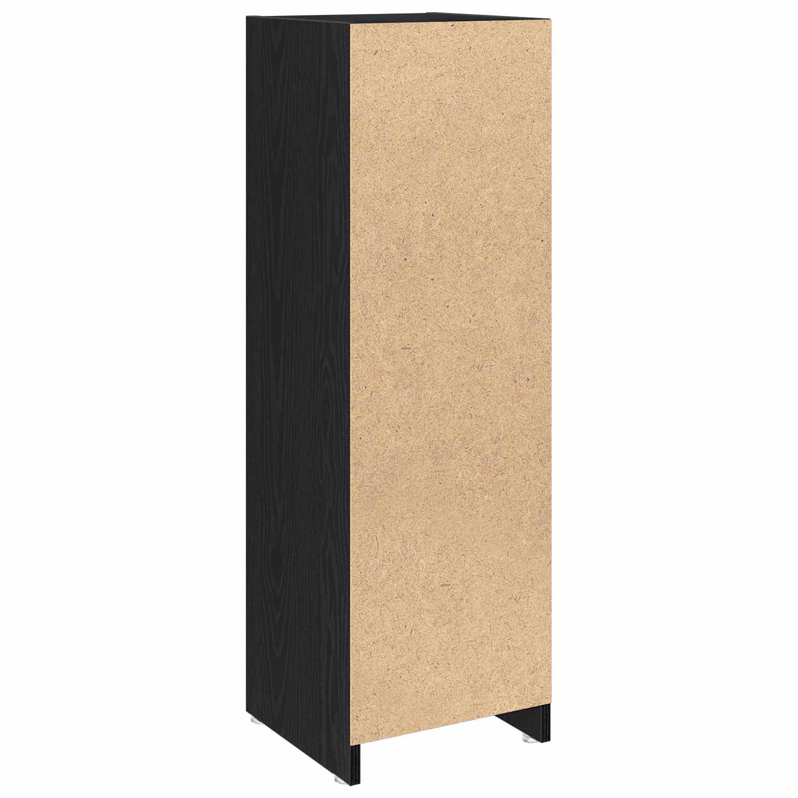 Kupaonski ormar Crni hrast 30 x 30 x 95 cm Konstruirano drvo