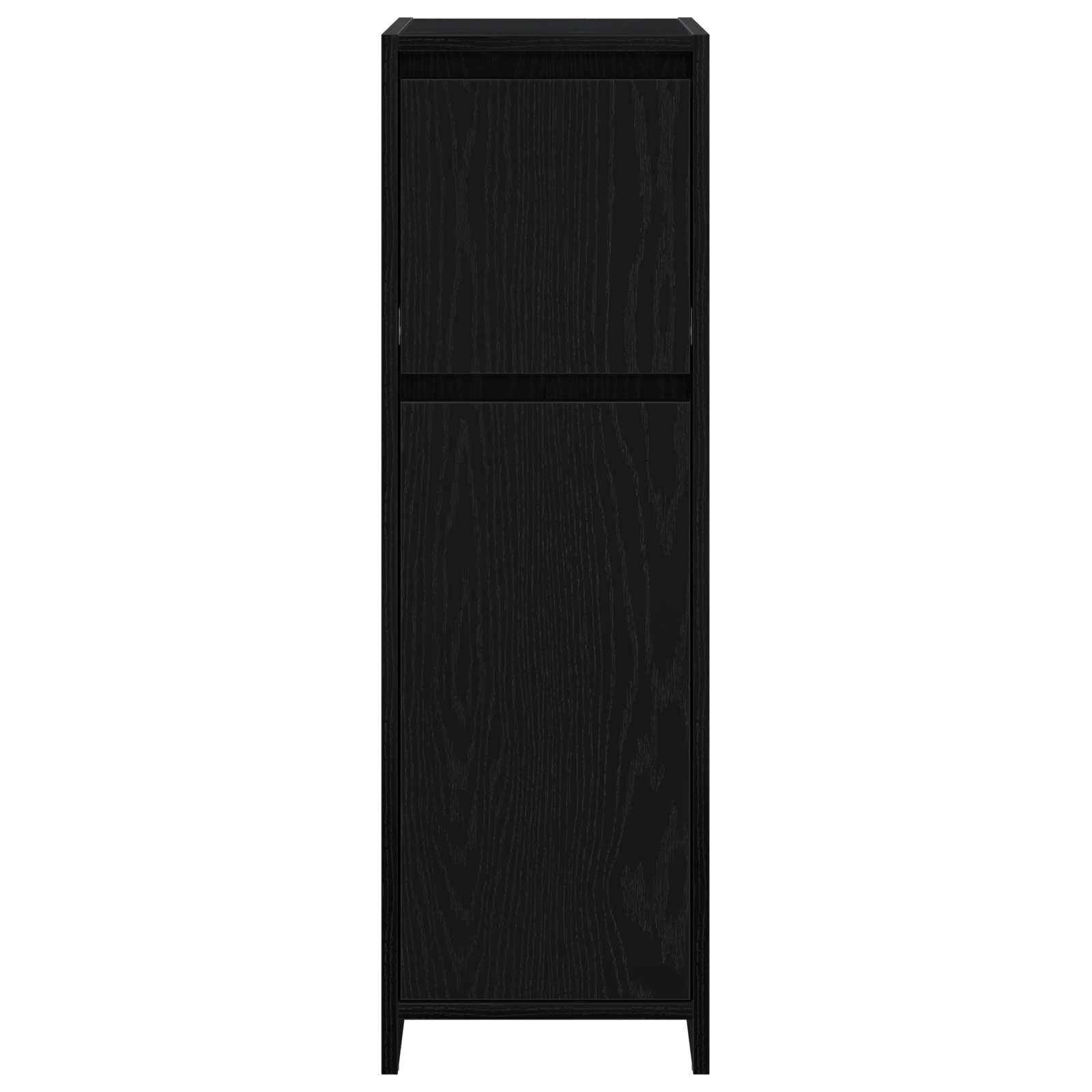 Kupaonski ormar Crni hrast 30 x 30 x 95 cm Konstruirano drvo