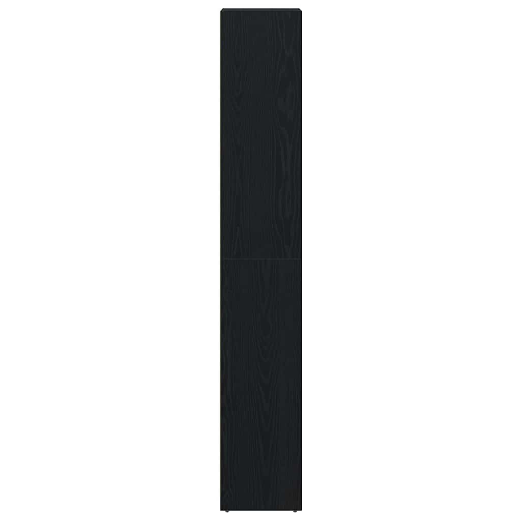 Kupaonski ormar Crni hrast 30 x 30 x 183,5 cm Konstruirano drvo