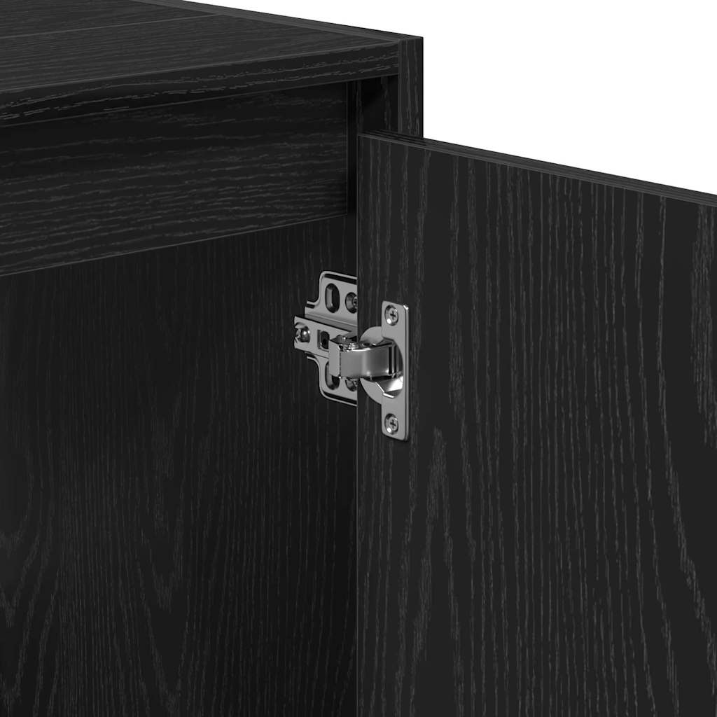Kupaonski ormar Crni hrast 60 x 33 x 60 cm Konstruirano drvo