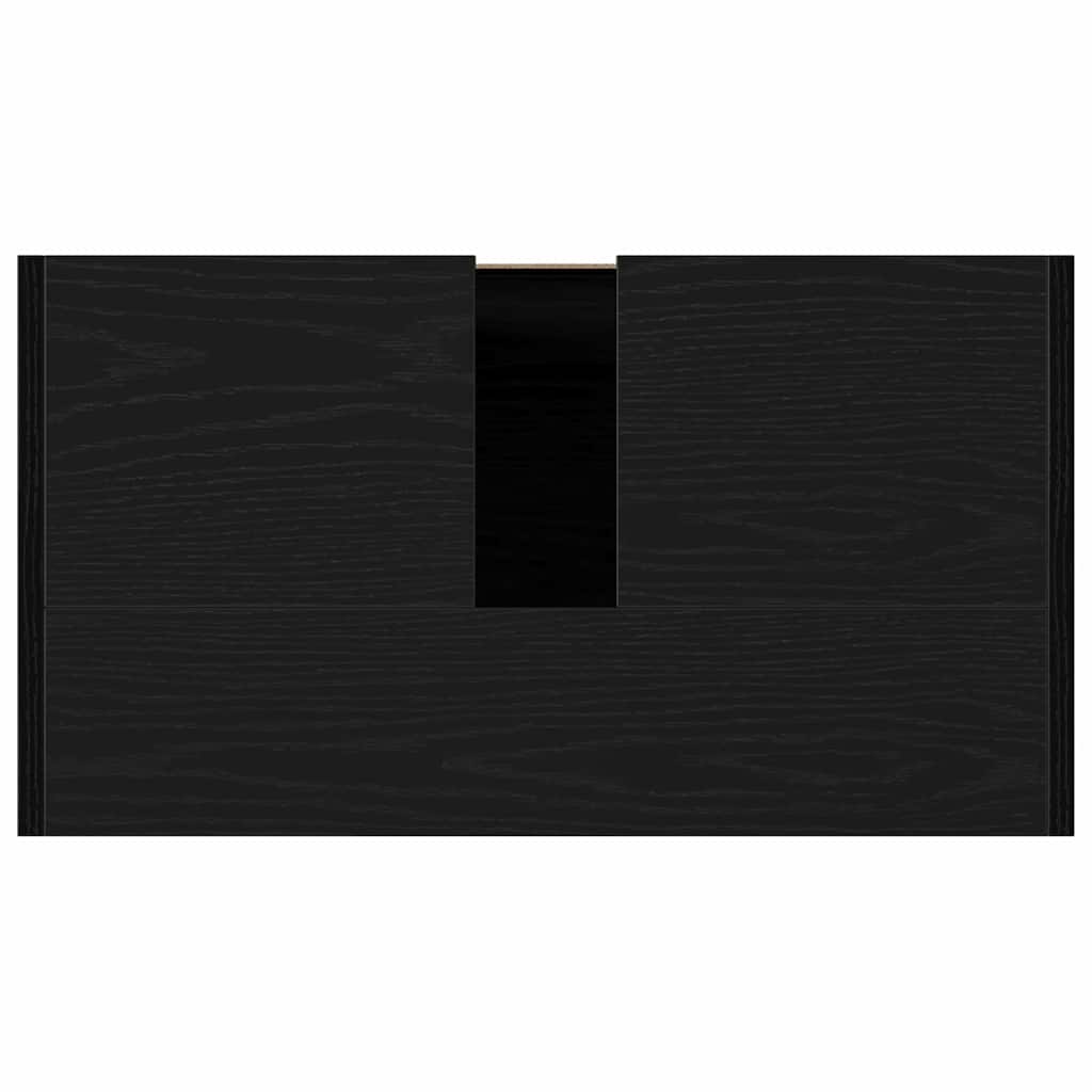 Kupaonski ormar Crni hrast 60 x 33 x 60 cm Konstruirano drvo