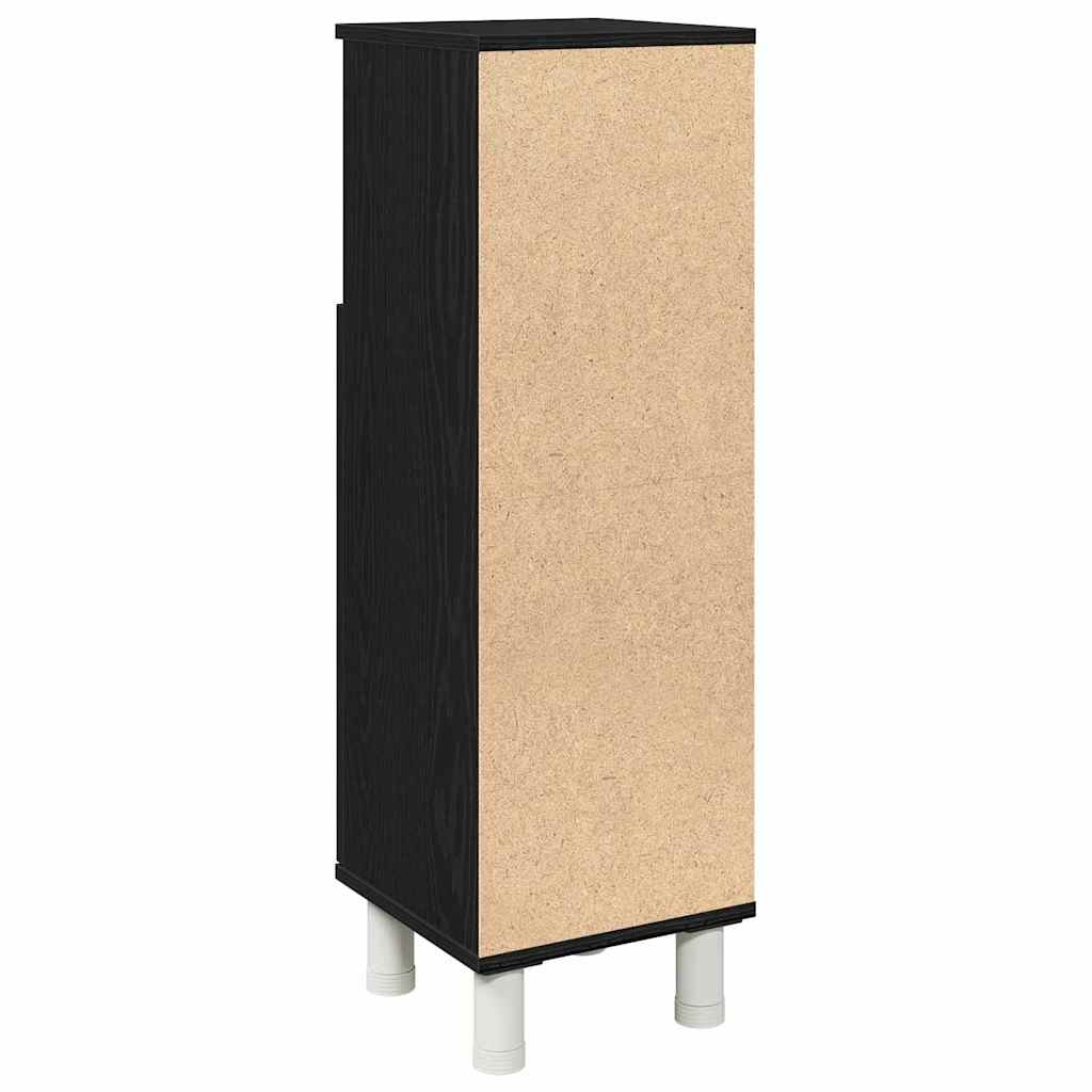 Kupaonski ormar Crni hrast 30 x 30 x 95 cm Konstruirano drvo