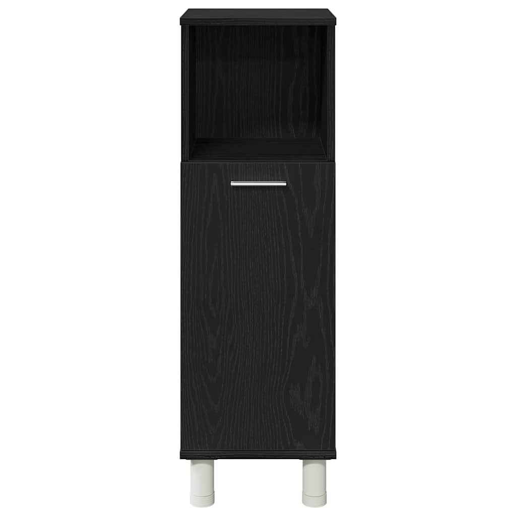 Kupaonski ormar Crni hrast 30 x 30 x 95 cm Konstruirano drvo