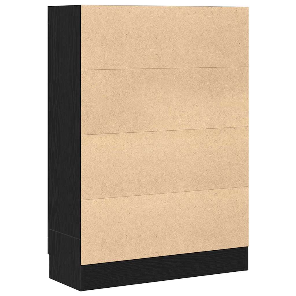 Ormarić za knjige Crni hrast 82,5 x 30,5 x 115 cm