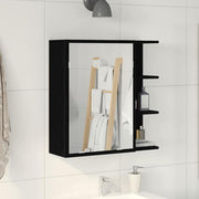 Kupaonski ormar s ogledalom Crni hrast 62,5 x 20,5 x 64 cm