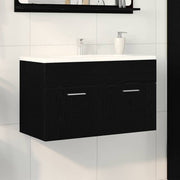 Ormarić za umivaonik Zidne Crni hrast 38,5 x 100 x 46 cm