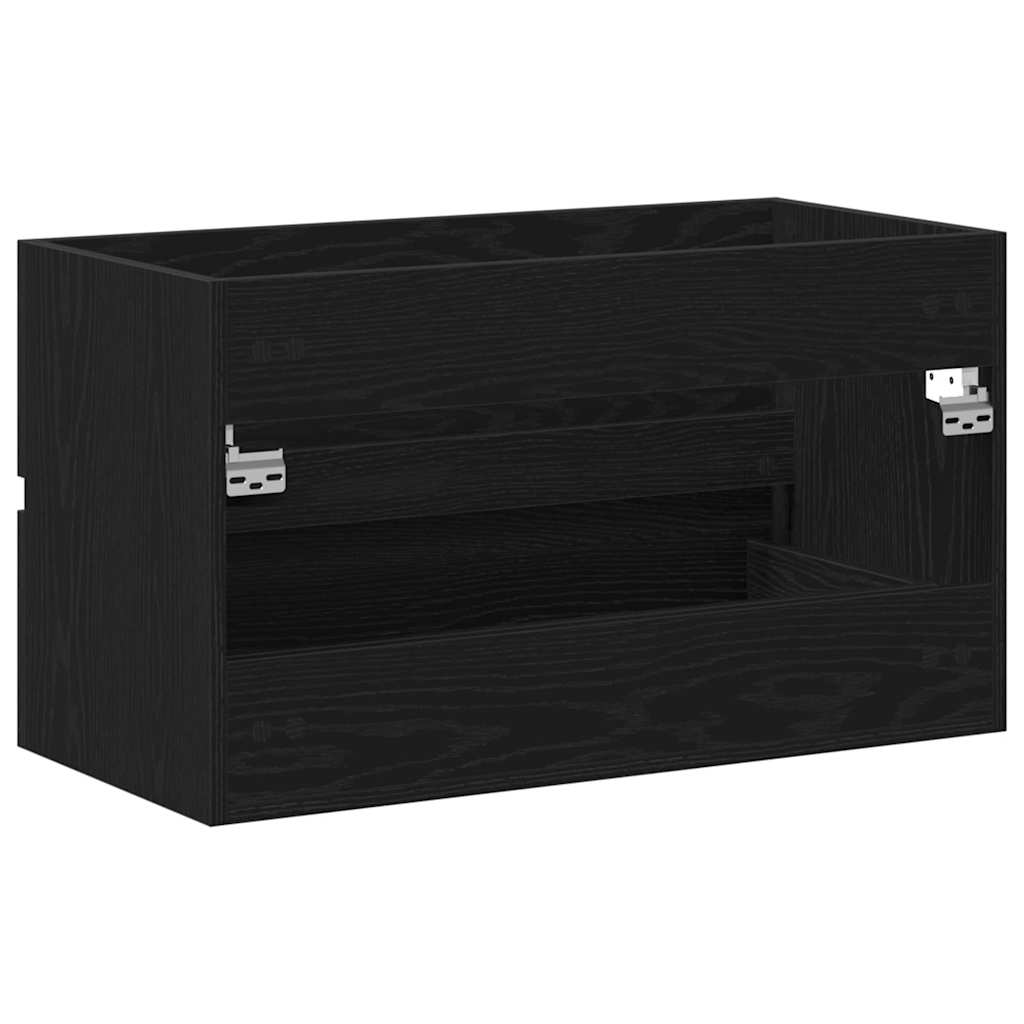 Kupaonski ormarić za sudoper Crni hrast 80 x 38,5 x 45 cm