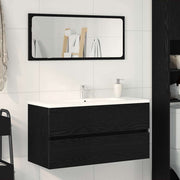 Kupaonski ormarić za sudoper Crni hrast 90 x 38,5 x 45 cm