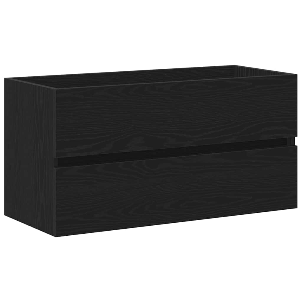Kupaonski ormarić za sudoper Crni hrast 90 x 38,5 x 45 cm