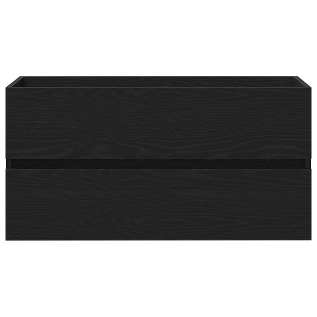 Kupaonski ormarić za sudoper Crni hrast 90 x 38,5 x 45 cm