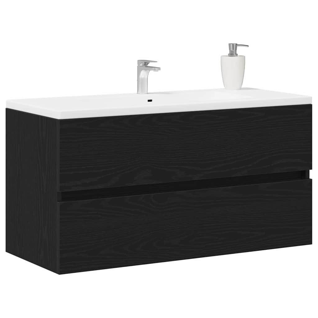 Kupaonski ormarić za sudoper Crni hrast 90 x 38,5 x 45 cm