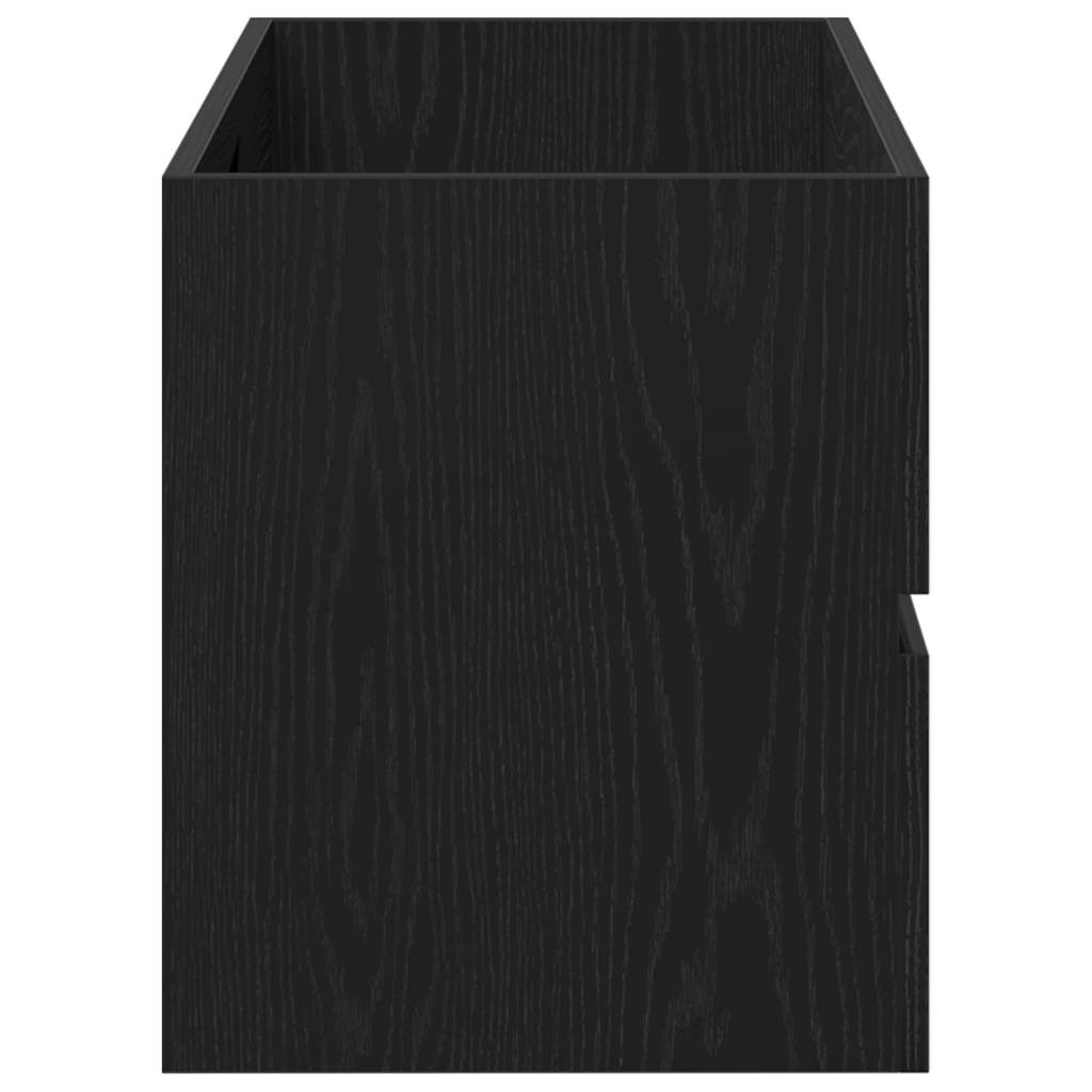Ormarić za sudoper crni hrast 100x38,5x45 cm konstruirano drvo