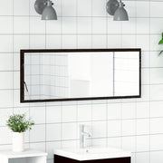 LED kupaonsko ogledalo Zidne Crni hrast 100 x 8,5 x 37 cm Stakl