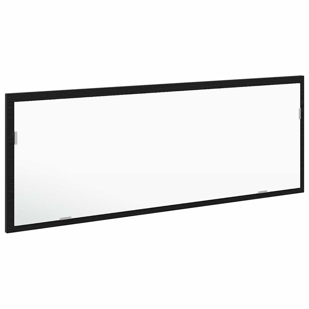 LED kupaonsko ogledalo Zidne Crni hrast 100 x 8,5 x 37 cm Stakl