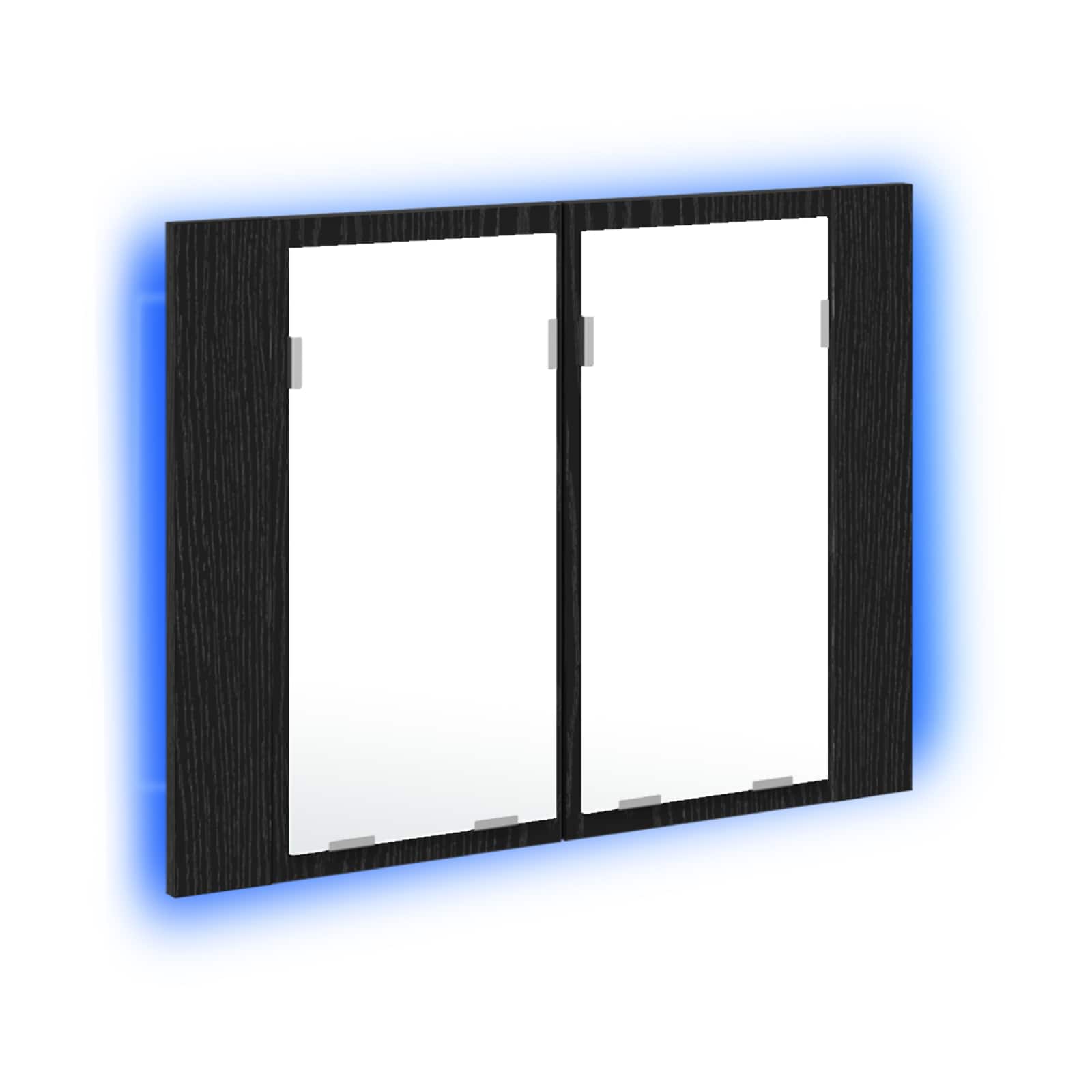 Kupaonski ormar s ogledalom Zidne Crni hrast 60 x 12 x 45 cm