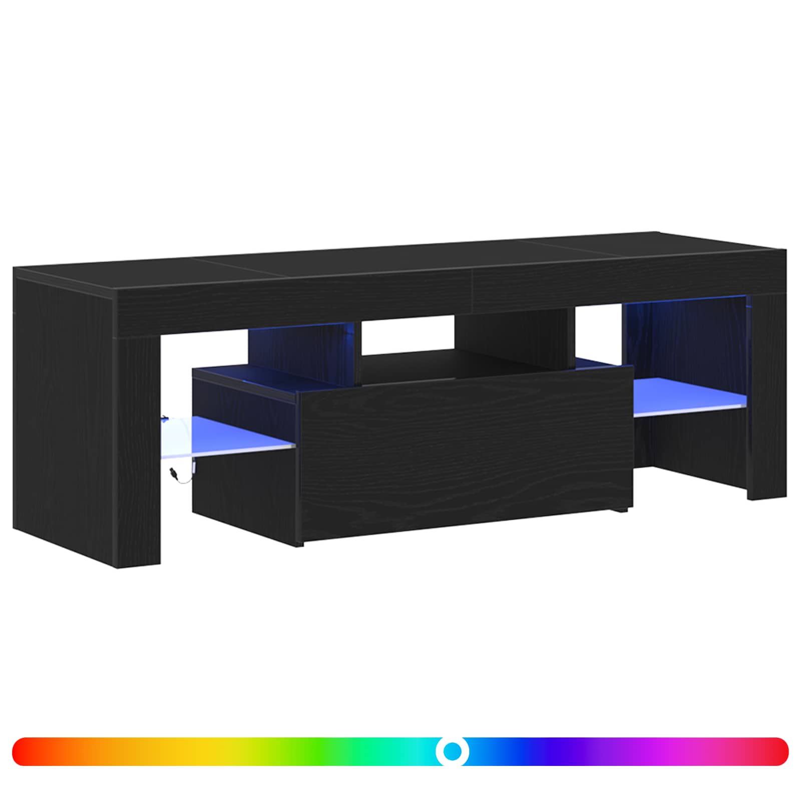 TV ormar Crni hrast 120 x 35 x 40 cm Konstruirano drvo