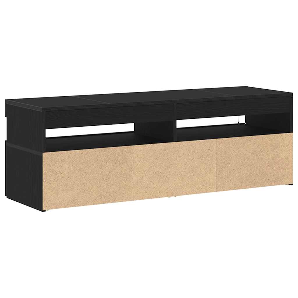 TV ormar Crni hrast 120 x 35 x 40 cm Konstruirano drvo