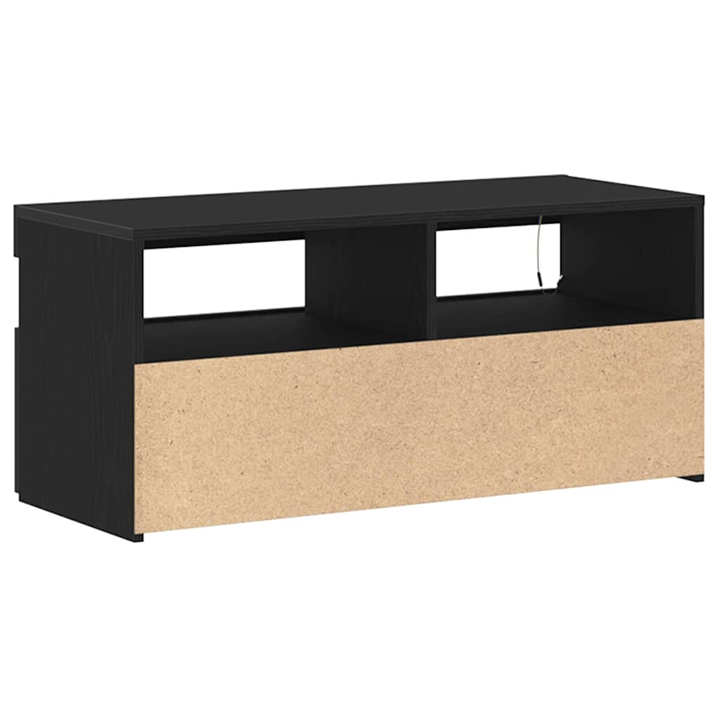 TV ormar Crni hrast 90 x 35 x 40 cm Konstruirano drvo