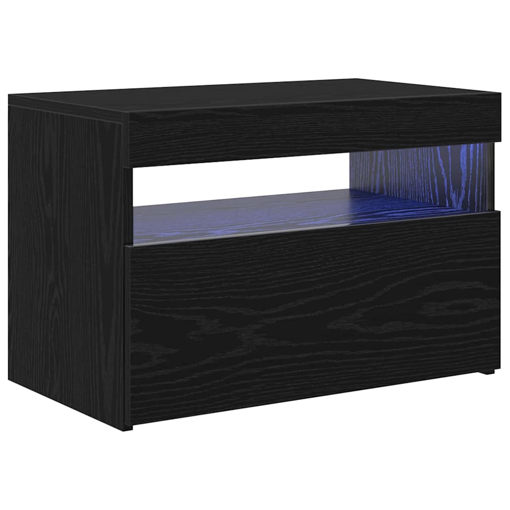 TV ormar Crni hrast 60 x 35 x 40 cm Konstruirano drvo