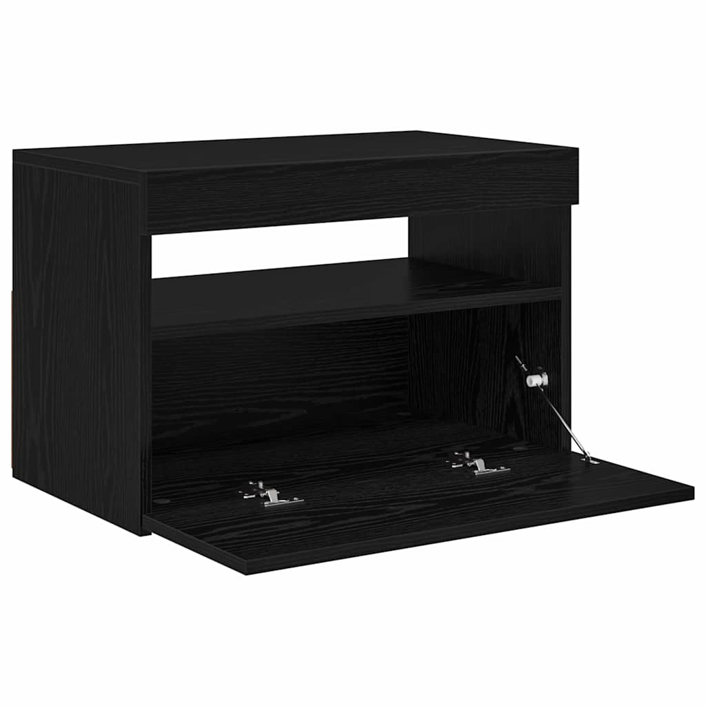 TV ormar Crni hrast 60 x 35 x 40 cm Konstruirano drvo