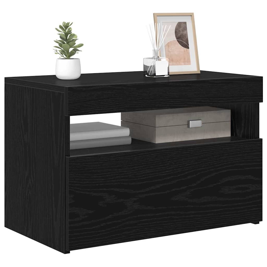 TV ormar Crni hrast 60 x 35 x 40 cm Konstruirano drvo