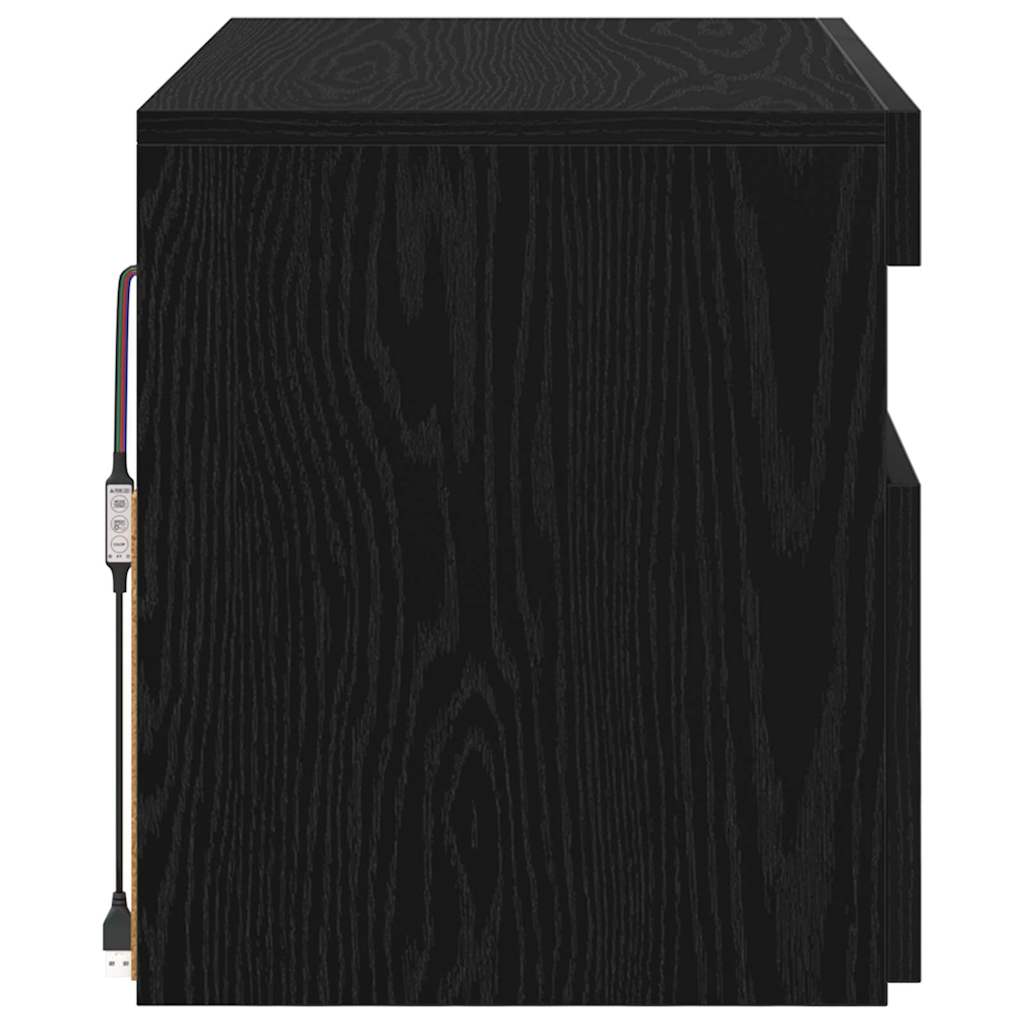 TV ormar Crni hrast 60 x 35 x 40 cm Konstruirano drvo