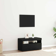 TV ormar Crni hrast 75 x 35 x 40 cm Konstruirano drvo
