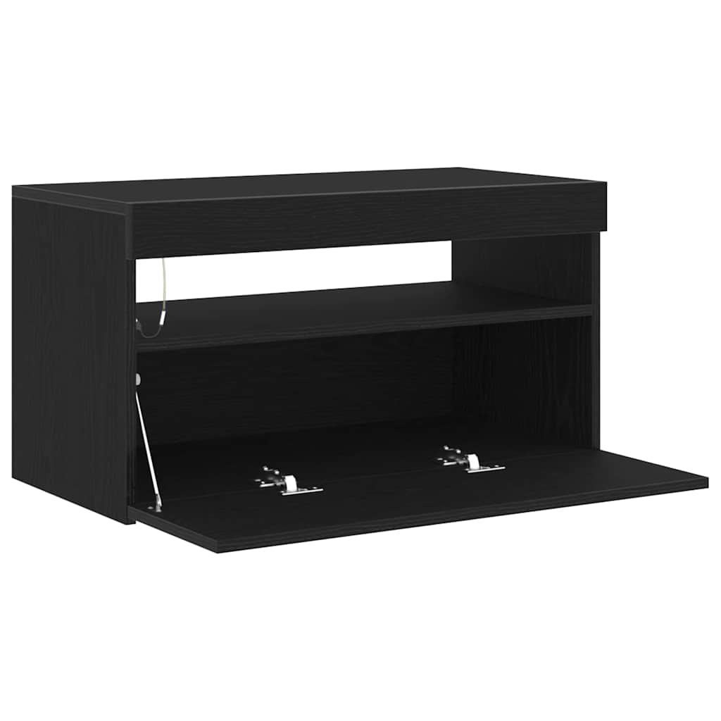 TV ormar Crni hrast 75 x 35 x 40 cm Konstruirano drvo