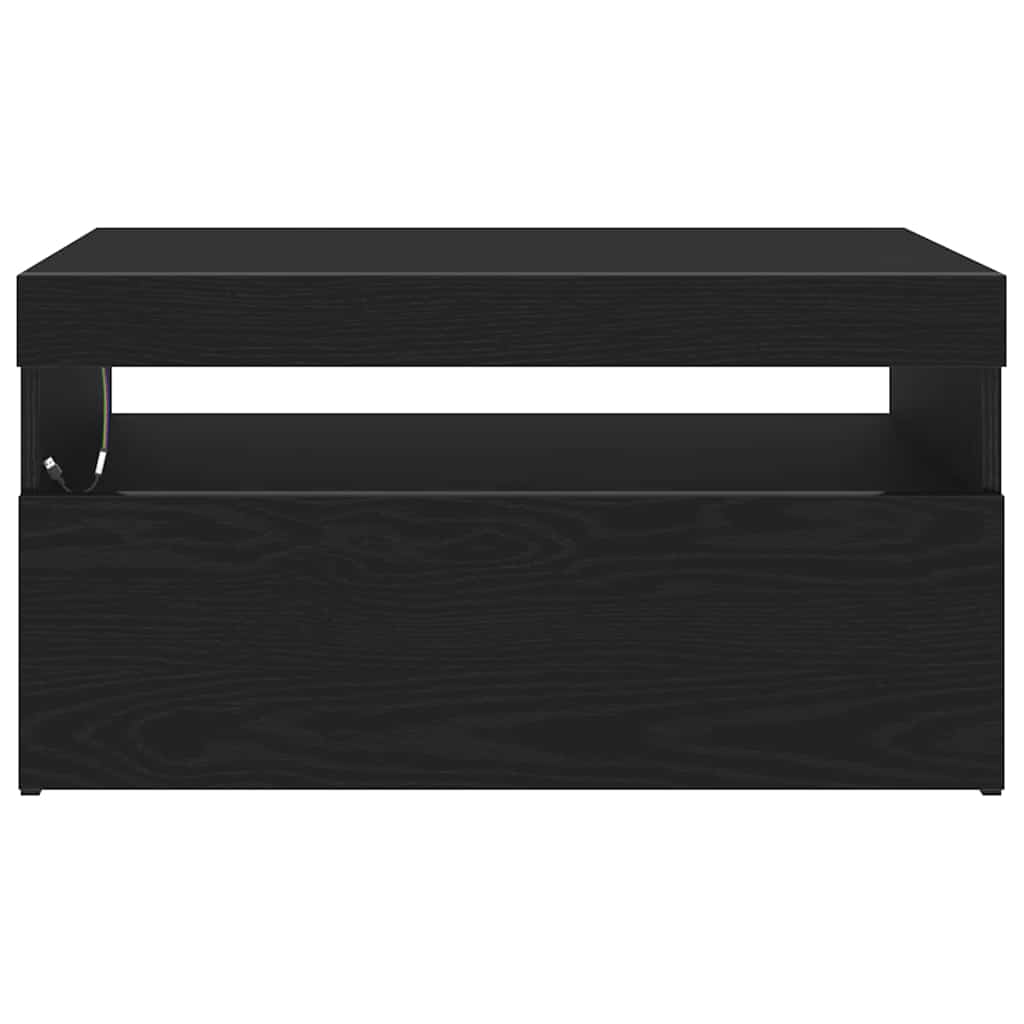 TV ormar 2 pcs Crni hrast 75 x 35 x 40 cm Konstruirano drvo