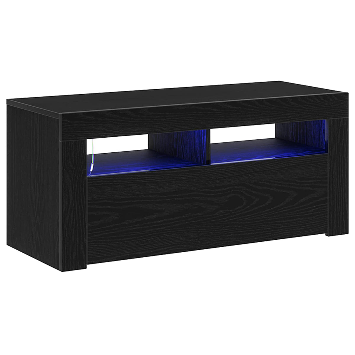 TV ormar Crni hrast 90 x 35 x 40 cm Konstruirano drvo