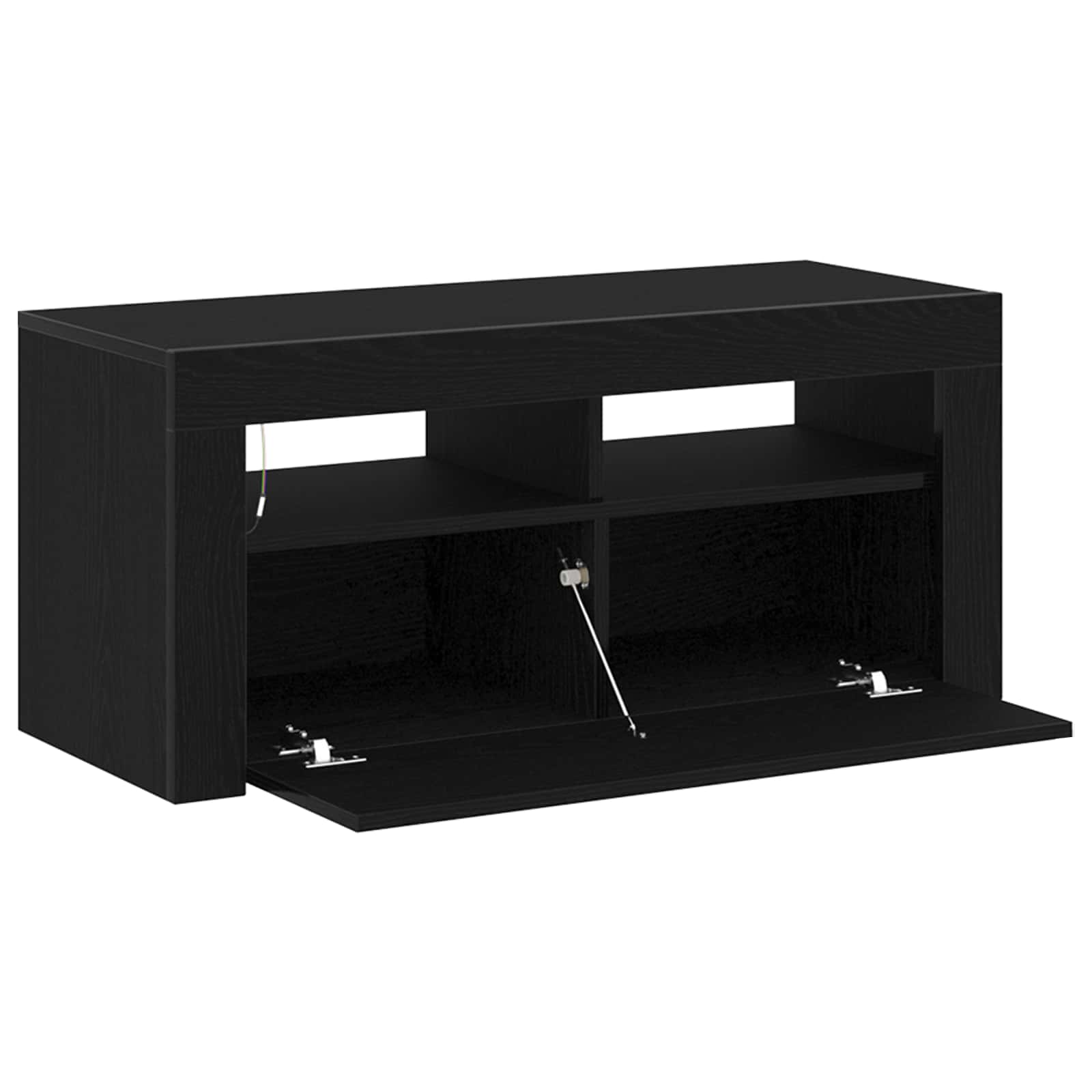 TV ormar Crni hrast 90 x 35 x 40 cm Konstruirano drvo