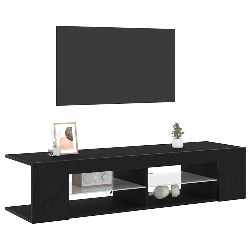 TV ormar Crni hrast 135 x 39 x 30 cm Konstruirano drvo