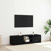 TV ormar Crni hrast 140 x 38,5 x 36 cm Konstruirano drvo