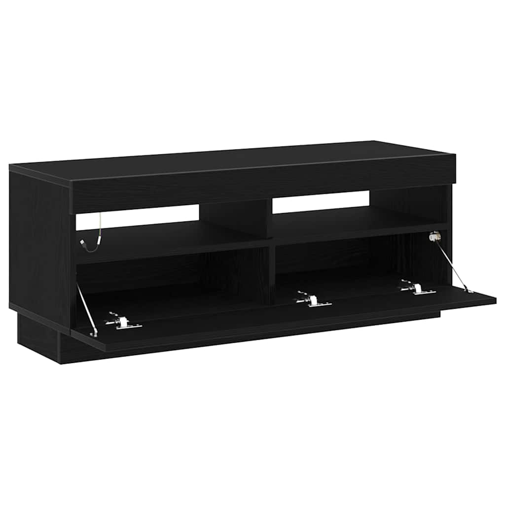TV ormar Crni hrast 100 x 35 x 40 cm Konstruirano drvo
